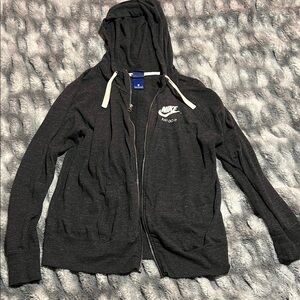 Nike Charcoal Full-Zip Hoodie